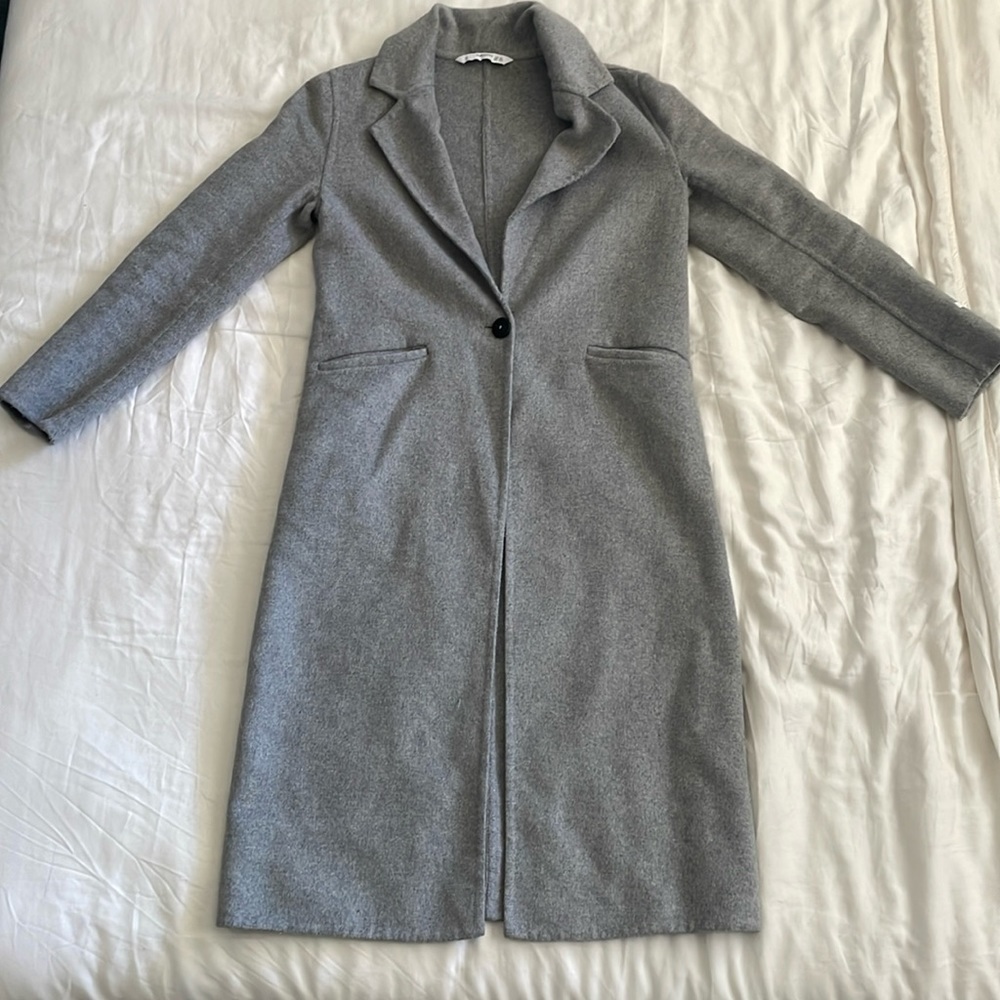 Mango Suit overcoat (petite friendly)
